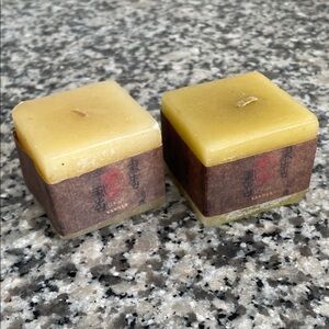 Ancient Set of Vanilla Scented Candles Set of 2
